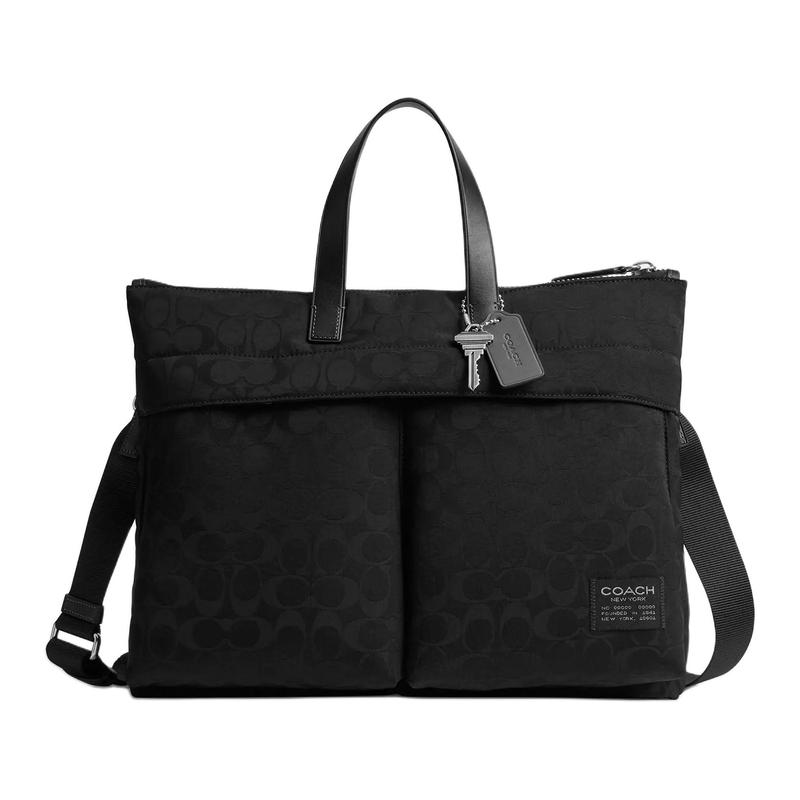 COACH Luca Brief 41 Logo Nylon and Leather Briefcase Large Men s Black чорний
COACH Luca Brief 41 Logo Nylon and Leather Briefcase Large Men s Black чорний