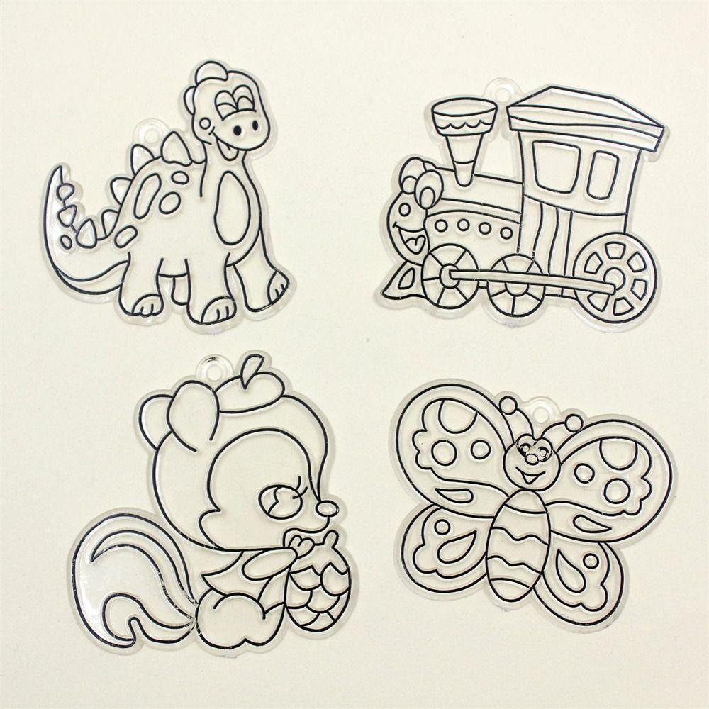 Craft Animals DIY Sun Catcher Hanger Filing Drawing Board Window Painting Toys Suncatchers Craft 4pcs dinosaur
Craft Animals DIY Sun Catcher Hanger Filing Drawing Board Window Painting Toys Suncatchers Craft 4pcs dinosaur