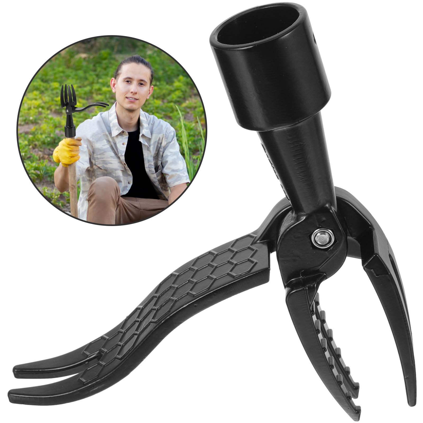 The Stand Up Puller Tool With Long Handle 4- Steel Head Design Easily Remove Without Bending, Pulling, Or Kneeling. One Size
The Stand Up Puller Tool With Long Handle 4- Steel Head Design Easily Remove Without Bending, Pulling, Or Kneeling. One Size
