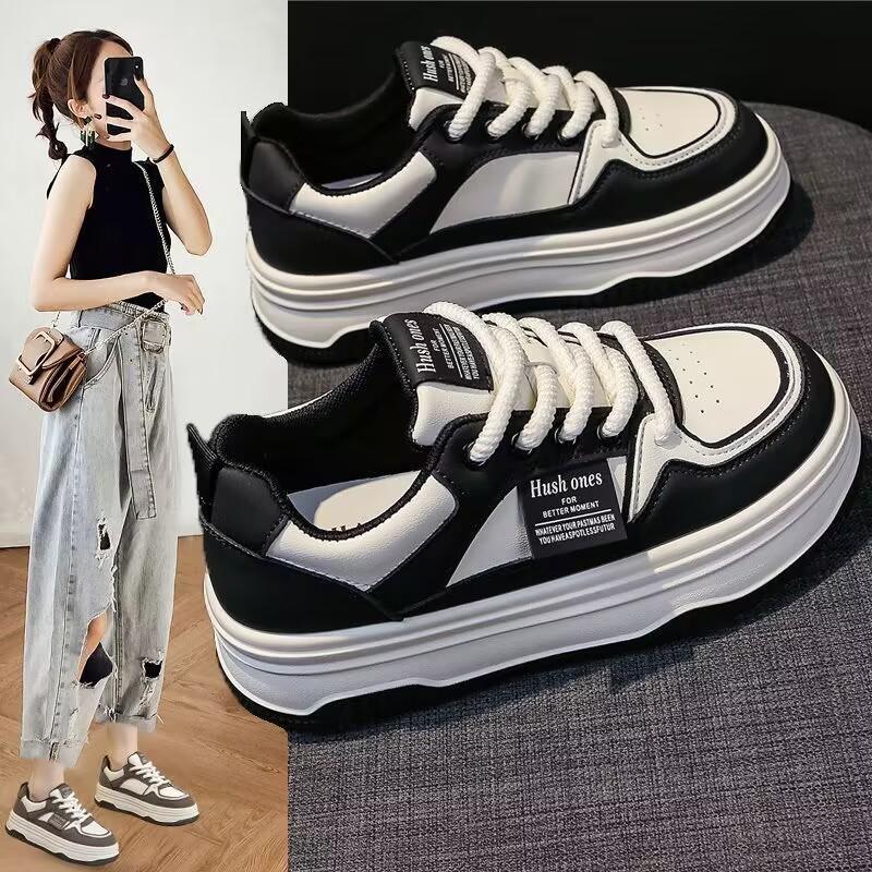 Popular little white shoes women s 2025 autumn and winter new versatile muffin thick baseplate shoes popular panda casual sports women s shoes 40 чорний
Popular little white shoes women s 2025 autumn and winter new versatile muffin thick baseplate shoes popular panda casual sports women s shoes 40 чорний