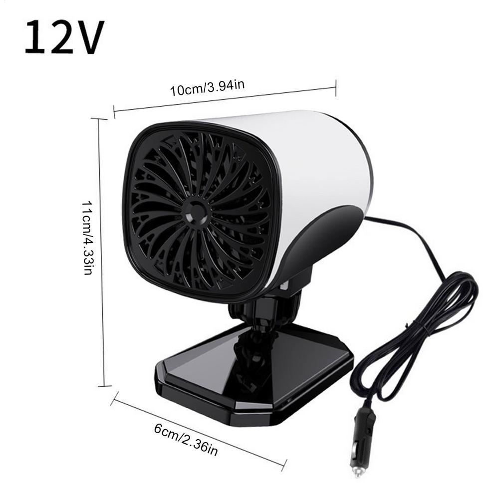 12V Car Heater Fan 150W Car Heater Electric Cooling Heating Auto Windshield Defroster Defogging Demister Car Anti-Fog Heater
12V Car Heater Fan 150W Car Heater Electric Cooling Heating Auto Windshield Defroster Defogging Demister Car Anti-Fog Heater