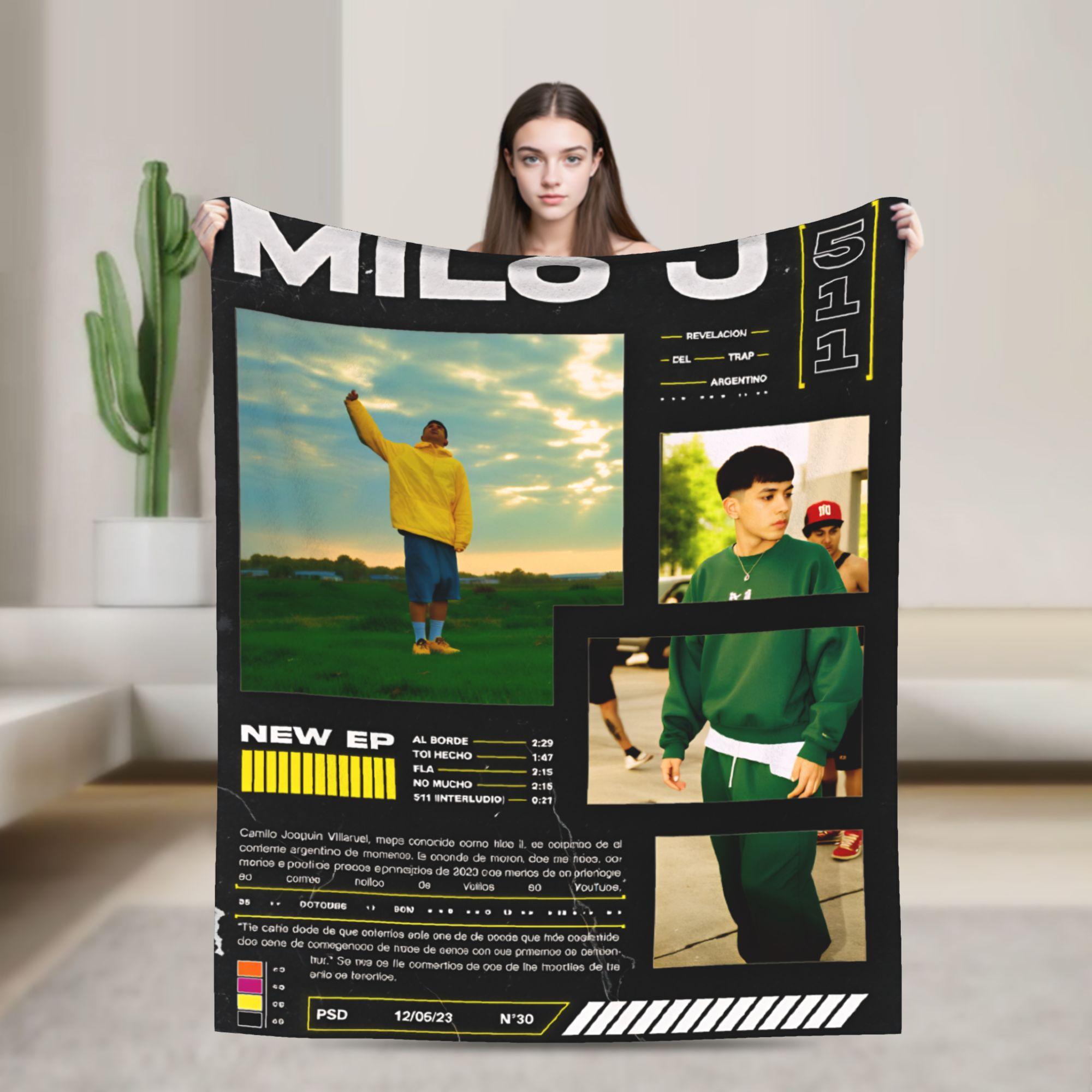 Inspired by Argentine Blanket Rapper Milo J for Pop Soft Warm Novelty Plush Throw Blanket For Couch Bed Bedspread Bed Cover 130x150cm51x59in
Inspired by Argentine Blanket Rapper Milo J for Pop Soft Warm Novelty Plush Throw Blanket For Couch Bed Bedspread Bed Cover 130x150cm51x59in