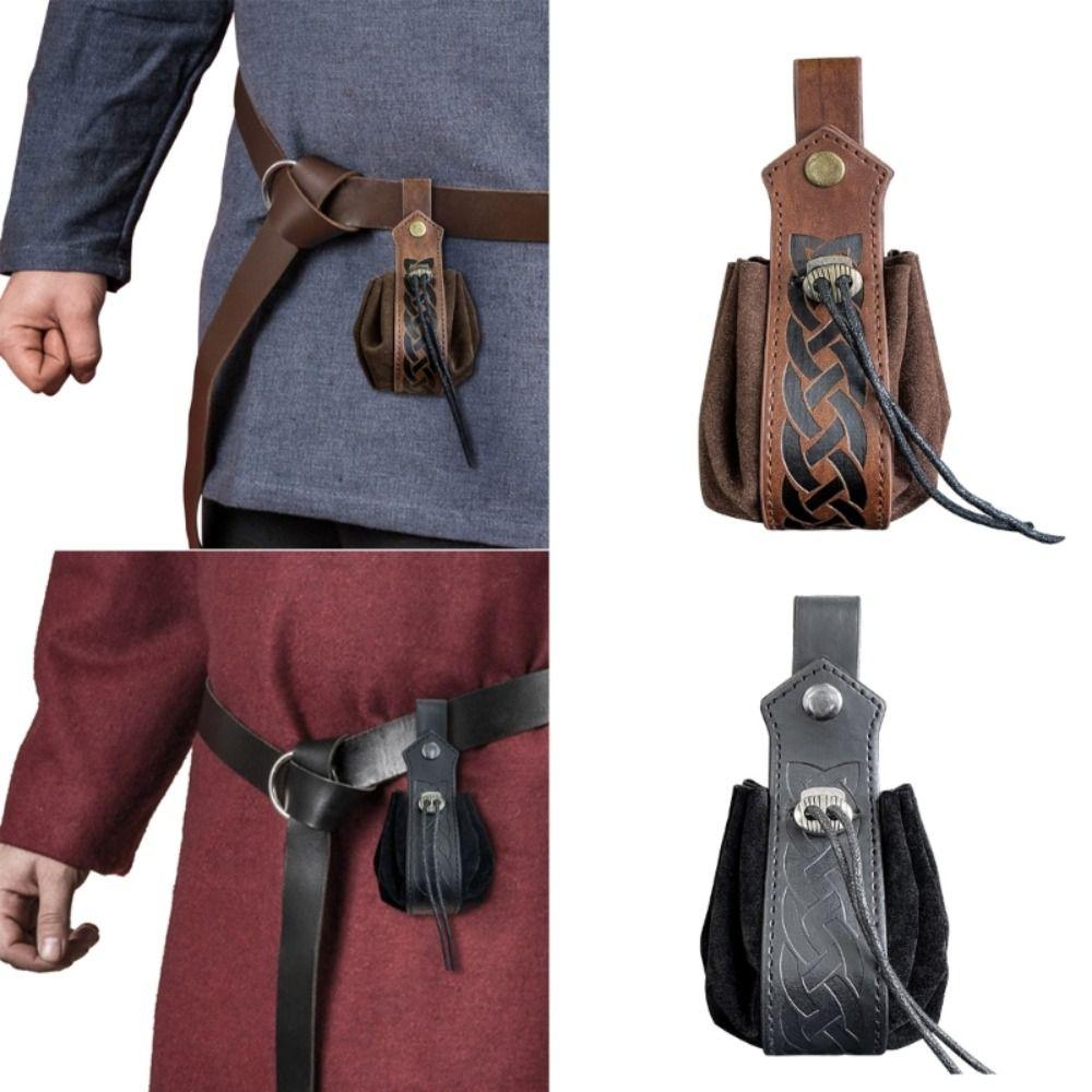Faux Leather Medieval Belt Bag PU Drawstring Pouch Nordic Portable Coin Purse Rock Gatherings S00093
Faux Leather Medieval Belt Bag PU Drawstring Pouch Nordic Portable Coin Purse Rock Gatherings S00093