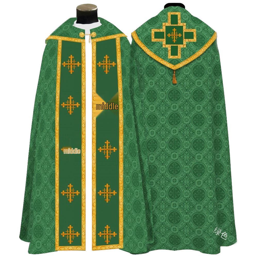 Medieval European & American-Style Printed Cloak with Tassels for Stage Performance Large зелёный
Medieval European & American-Style Printed Cloak with Tassels for Stage Performance Large зелёный