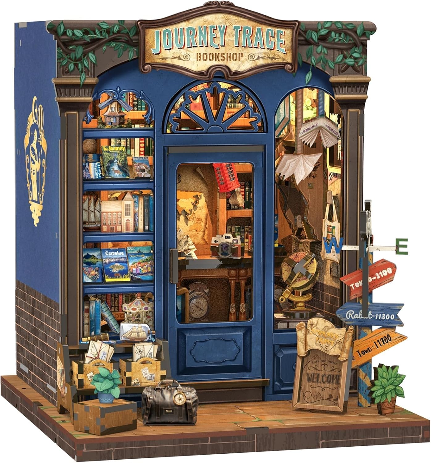 CuteBee DIY Book Nook Kit Dollhouse Kit Miniature House Kit BookNook 3D Wood Craft Bookforge Decoration with LED for Teens and Adults Great Gift
CuteBee DIY Book Nook Kit Dollhouse Kit Miniature House Kit BookNook 3D Wood Craft Bookforge Decoration with LED for Teens and Adults Great Gift