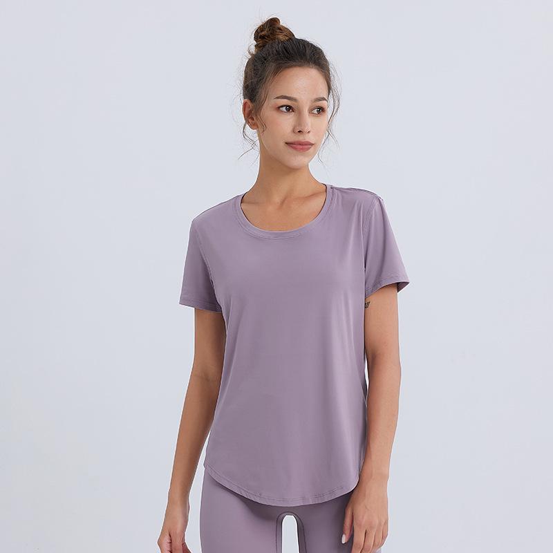 Women s Thin Solid Color Brushed Yoga T-Shirt - Short Sleeve, Loose, Breathable & Soft for Running & Fitness (Spring/Summer) XL
Women s Thin Solid Color Brushed Yoga T-Shirt - Short Sleeve, Loose, Breathable & Soft for Running & Fitness (Spring/Summer) XL