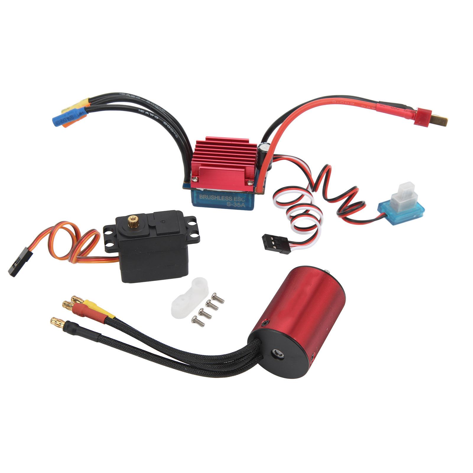 3600KV Brushless Motor S35A ESC with 2.2kg Metal Gear Servo Combo Set CNC Machining for 114 for
3600KV Brushless Motor S35A ESC with 2.2kg Metal Gear Servo Combo Set CNC Machining for 114 for