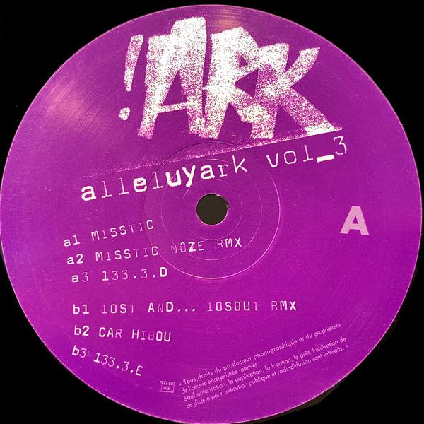 12inch Record ARK - Alleluyark Vol_3 CCS003 Circus Company 2003 France Dance & Electronica Used
12inch Record ARK - Alleluyark Vol_3 CCS003 Circus Company 2003 France Dance & Electronica Used