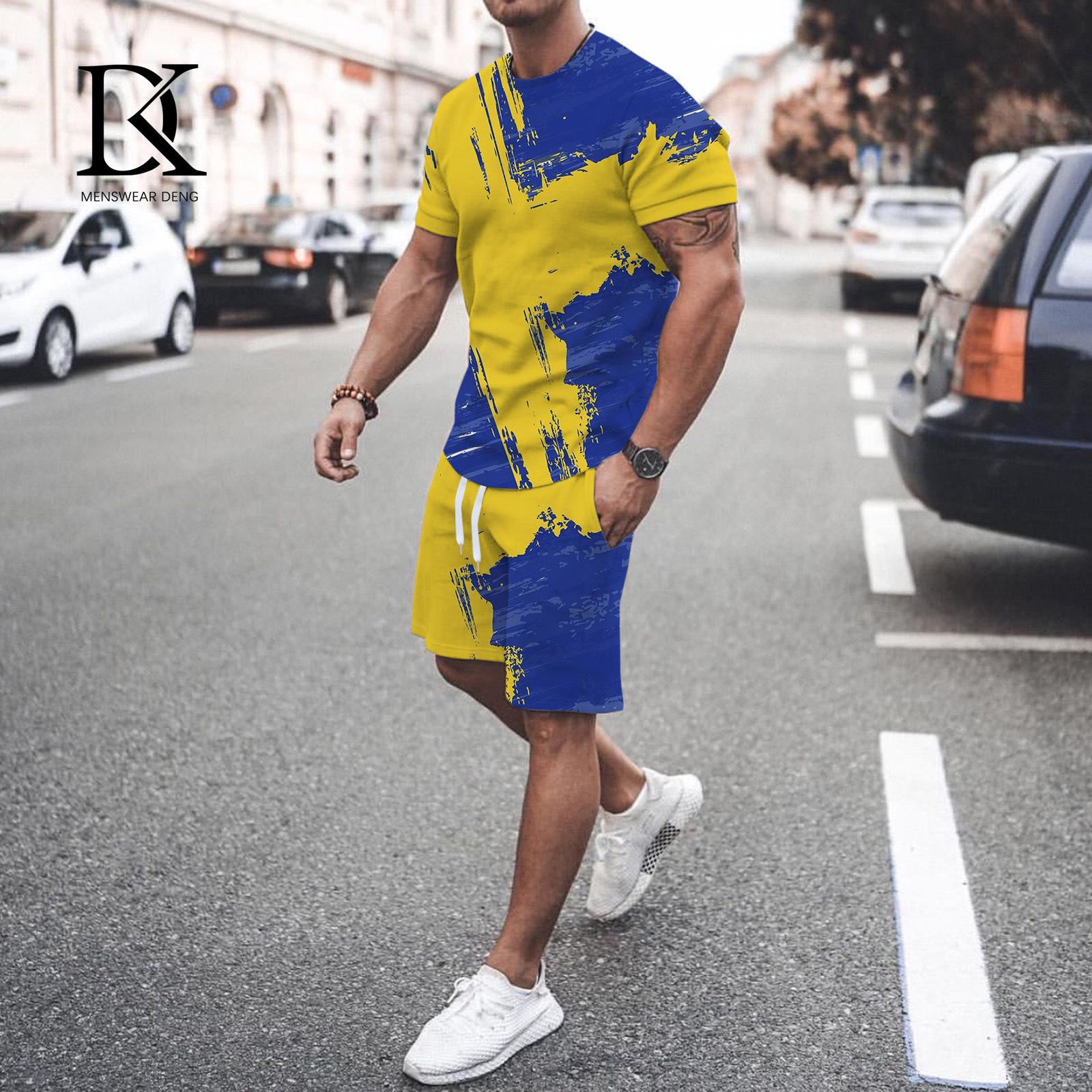 Летний мужской комплект футболок, черно-белый сетчатый 3D-принт, одежда большого размера, трендовый мужской спортивный костюм, футболка для фитнеса, шорты, комплект одежды 6XL
Летний мужской комплект футболок, черно-белый сетчатый 3D-принт, одежда большого размера, трендовый мужской спортивный костюм, футболка для фитнеса, шорты, комплект одежды 6XL