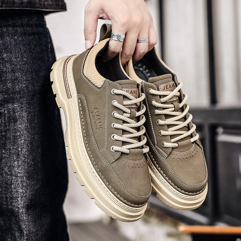 Mens Cargo Shoes Retro British Fashion Lace Up Leather Sneakers Outdoor Casual Shoes for Men Stylish Comfortable 39 хаки
Mens Cargo Shoes Retro British Fashion Lace Up Leather Sneakers Outdoor Casual Shoes for Men Stylish Comfortable 39 хаки