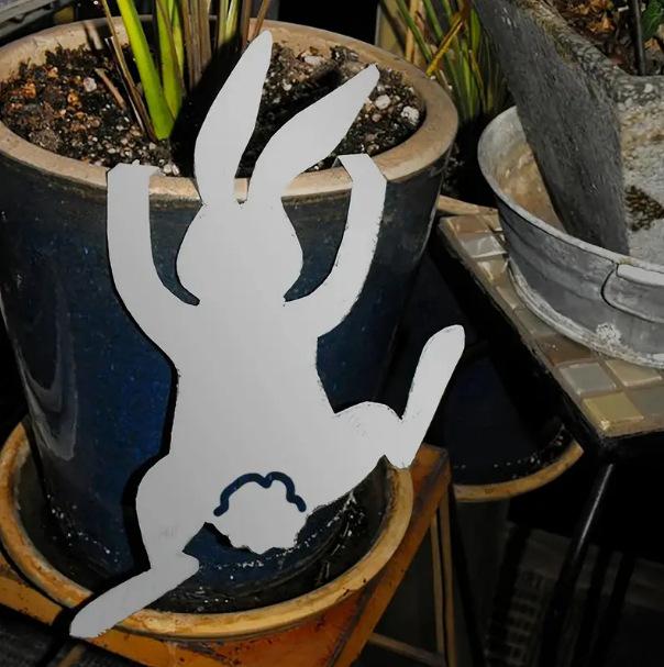 Metal Rabbit Silhouette Ornament for Easter and Garden Decor Contact for more sizes серебряный
Metal Rabbit Silhouette Ornament for Easter and Garden Decor Contact for more sizes серебряный