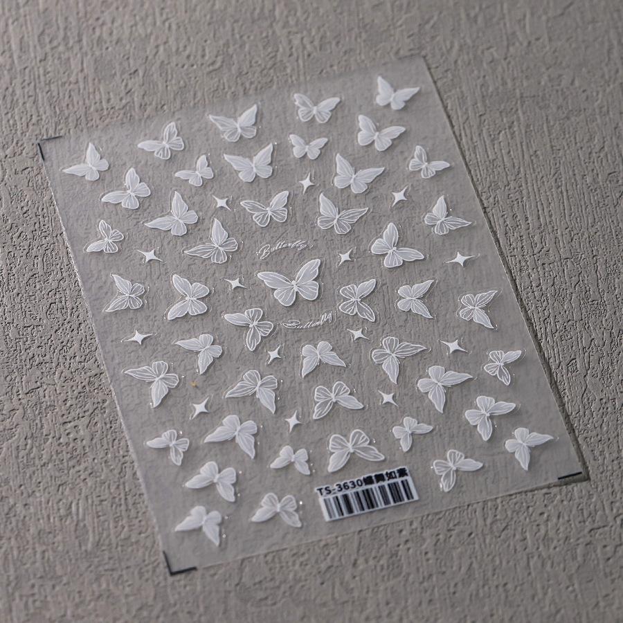 3D Butterfly Dream Cartoon Nail Stickers - Cold Brew TS-3609
3D Butterfly Dream Cartoon Nail Stickers - Cold Brew TS-3609