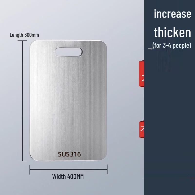 WuTuo 316 Stainless Steel Cutting Board
WuTuo 316 Stainless Steel Cutting Board