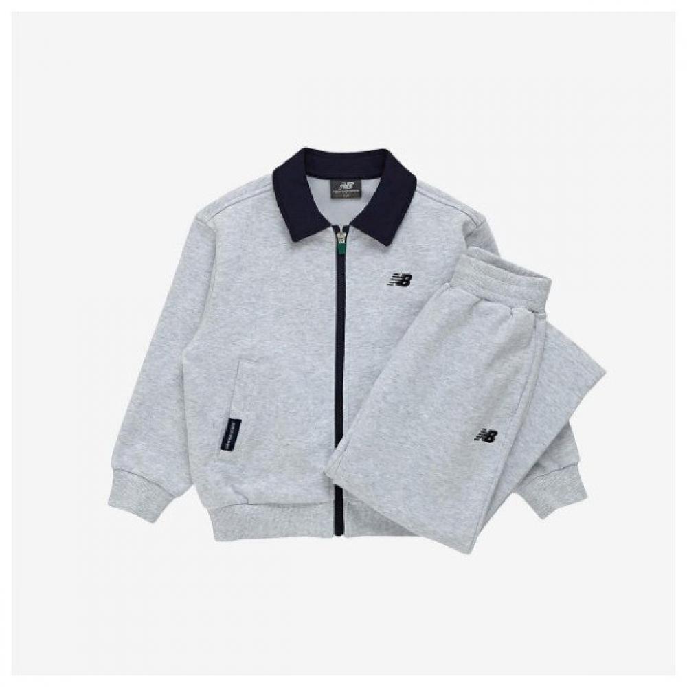 New Balance Skies Essential Collar Color Full Zip Up Set Up Nk9yf1103 (AA)Light Melange Gray/130
New Balance Skies Essential Collar Color Full Zip Up Set Up Nk9yf1103 (AA)Light Melange Gray/130