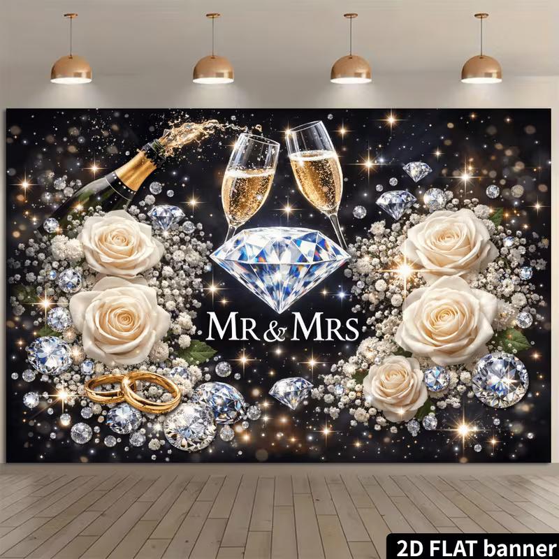 2D Flat Printing Luxurious Wedding Background Cloth for Party & Photoshoot 47.2x31.5inch/120*80cm
2D Flat Printing Luxurious Wedding Background Cloth for Party & Photoshoot 47.2x31.5inch/120*80cm