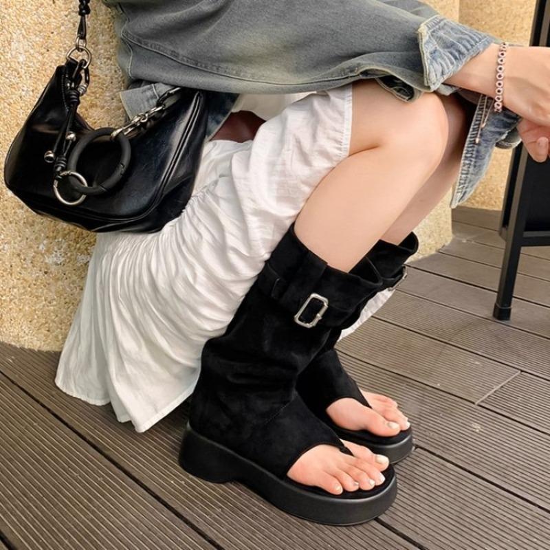 Long Boot Women s Shoes - Wide Toe, High Ankle, Breathable, Open-weave, Long Tube Style Sandals 35 чёрный
Long Boot Women s Shoes - Wide Toe, High Ankle, Breathable, Open-weave, Long Tube Style Sandals 35 чёрный