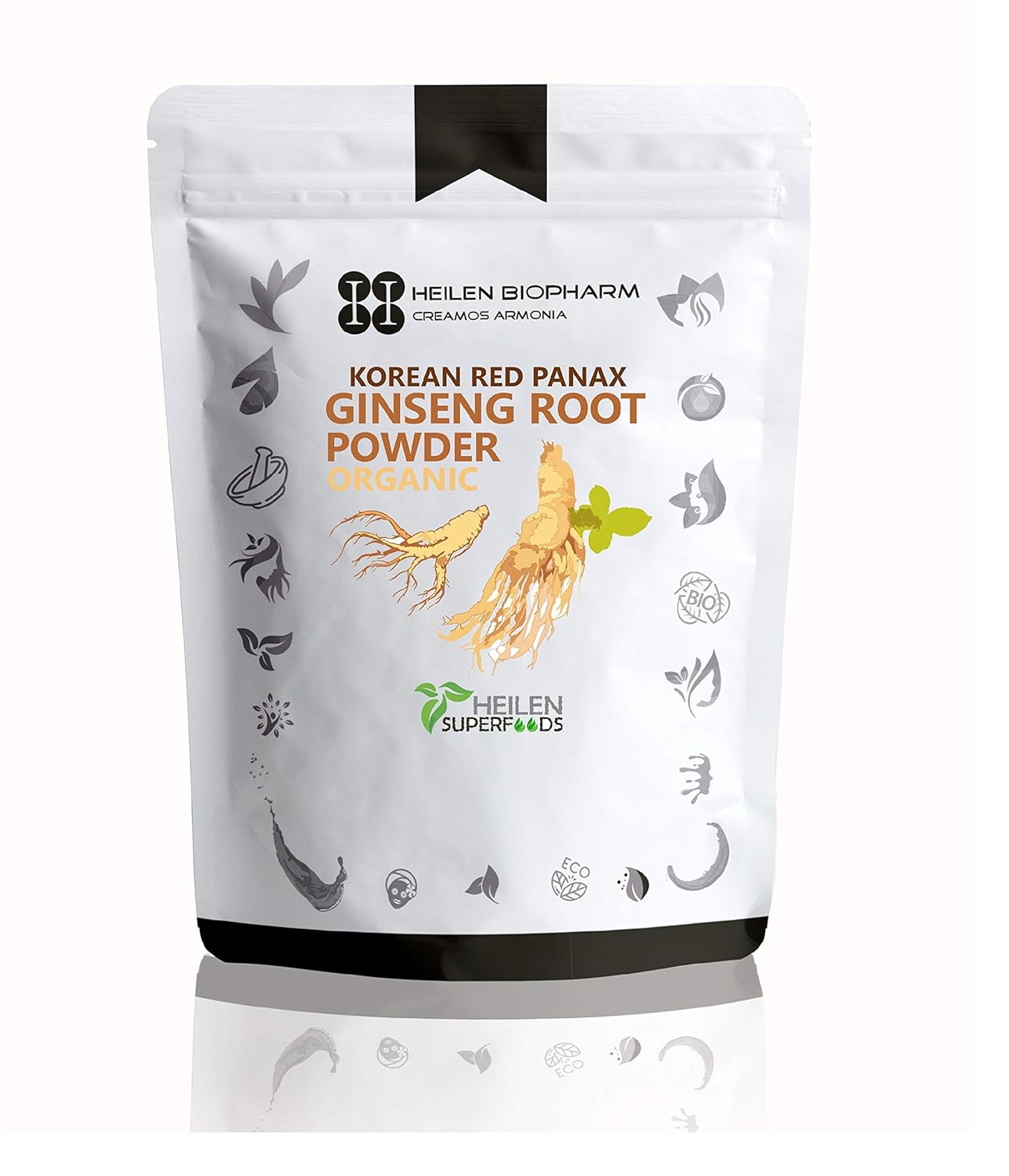 Heilen Biopharm 100% Natural Korean Red Panax Ginseng Root Extract Powder, 100gm 0.2lbs
Heilen Biopharm 100% Natural Korean Red Panax Ginseng Root Extract Powder, 100gm 0.2lbs