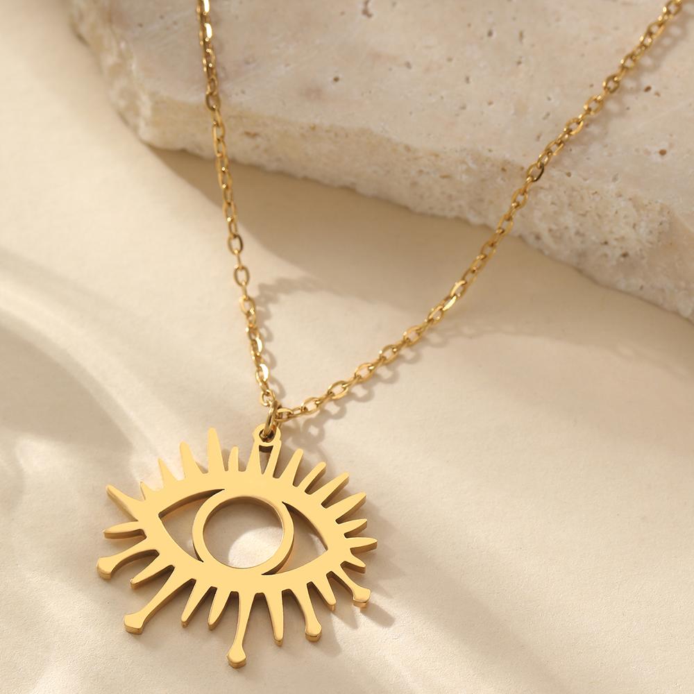 Намиста з нержавіючої сталі Корейська мода Кулон Око диявола Ланцюжок Незвичайне намисто Сонячний промінь Для жінок Циркон Банкетні подарунки Нове
Намиста з нержавіючої сталі Корейська мода Кулон Око диявола Ланцюжок Незвичайне намисто Сонячний промінь Для жінок Циркон Банкетні подарунки Нове