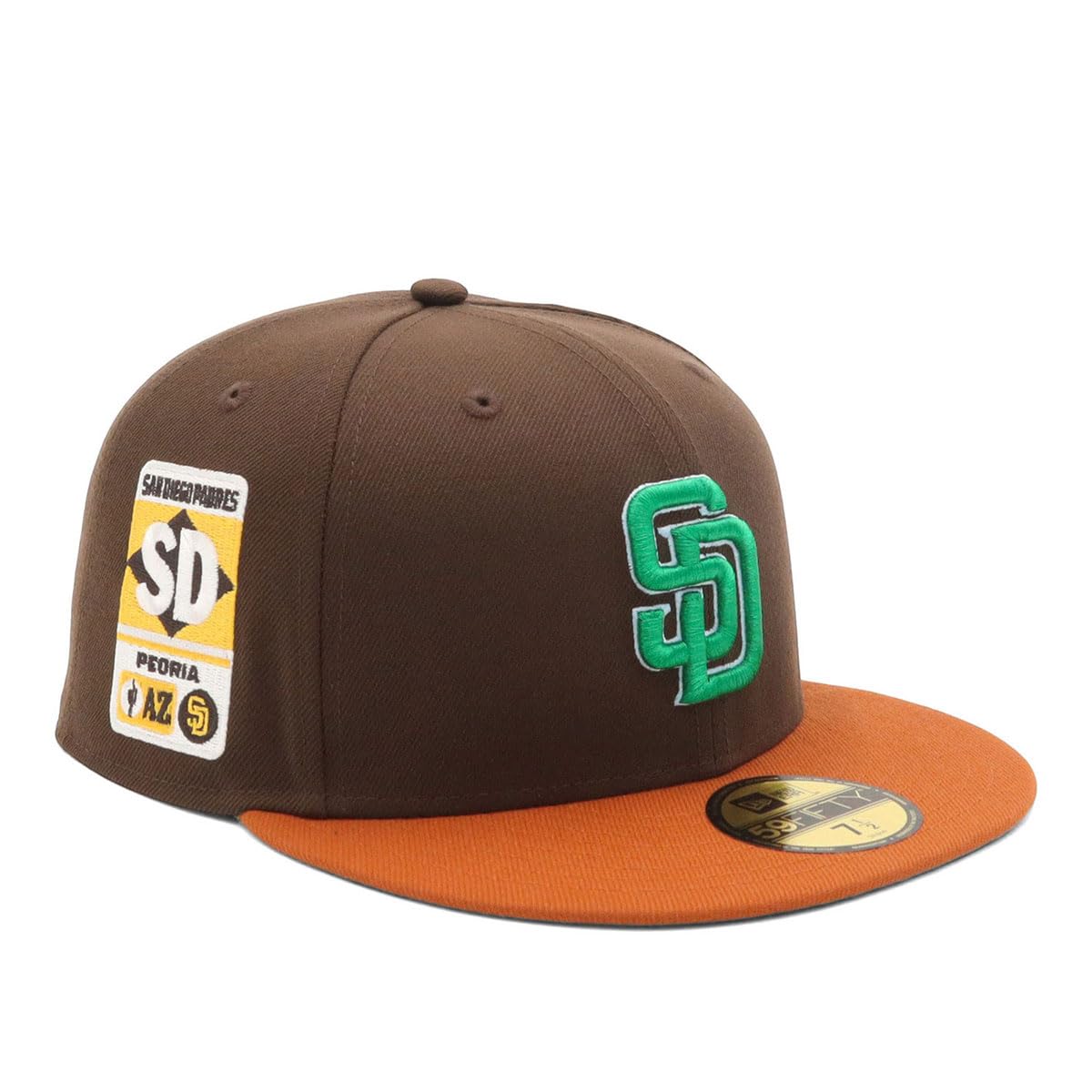New Era 59FIFTY Cactus League MLB SD Size 7 Two-Tone Walnut/Rust Cap, 3/4 (5950SB)
New Era 59FIFTY Cactus League MLB SD Size 7 Two-Tone Walnut/Rust Cap, 3/4 (5950SB)