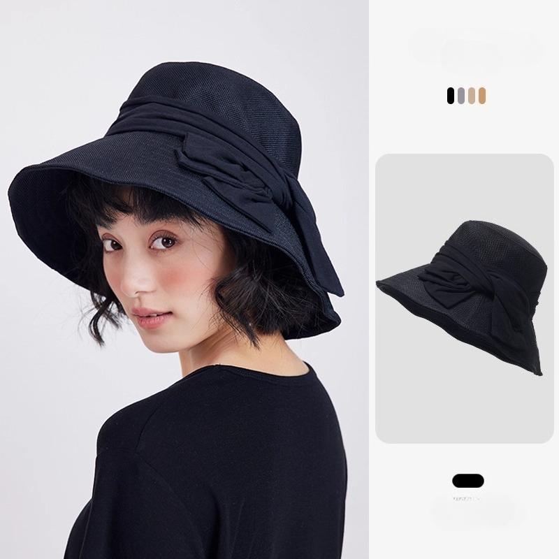 USPOP Elegant Wide Brim Cotton Linen Bucket Hat for Women Summer Sun Hat with Bow Foldable UV Protection Beach Hat 56-58cm чорний
USPOP Elegant Wide Brim Cotton Linen Bucket Hat for Women Summer Sun Hat with Bow Foldable UV Protection Beach Hat 56-58cm чорний