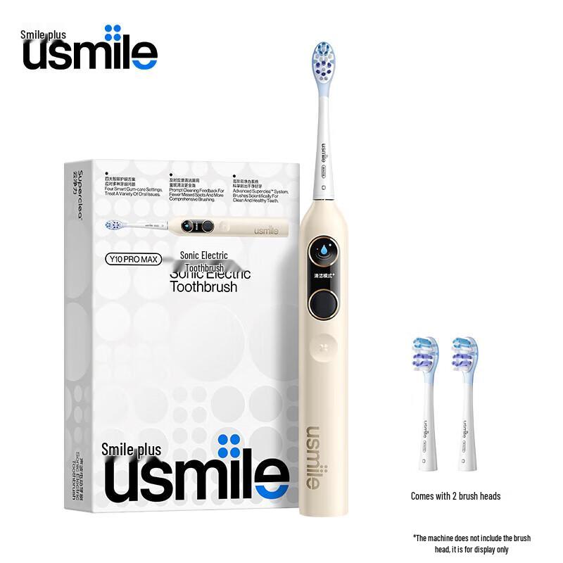 Usmile Y10 PRO MAX Smart Adaptive Electric Toothbrush
Usmile Y10 PRO MAX Smart Adaptive Electric Toothbrush