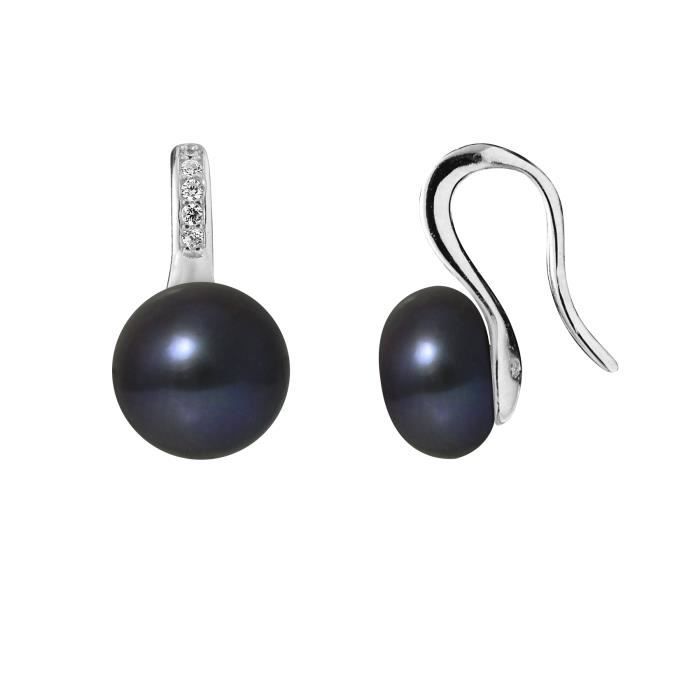 Earrings - PERLINEA - Freshwater Cultured Pearls - 925 Silver - Black Tahiti - AAA+ Quality чорний
Earrings - PERLINEA - Freshwater Cultured Pearls - 925 Silver - Black Tahiti - AAA+ Quality чорний