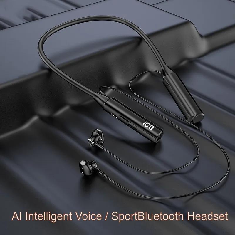 Беспроводные наушники с шейным ободом Bluetooth 5.3 Наушники HiFi стерео шумоподавление Гарнитуры LED AI Assistant Водонепроницаемые наушники
Беспроводные наушники с шейным ободом Bluetooth 5.3 Наушники HiFi стерео шумоподавление Гарнитуры LED AI Assistant Водонепроницаемые наушники