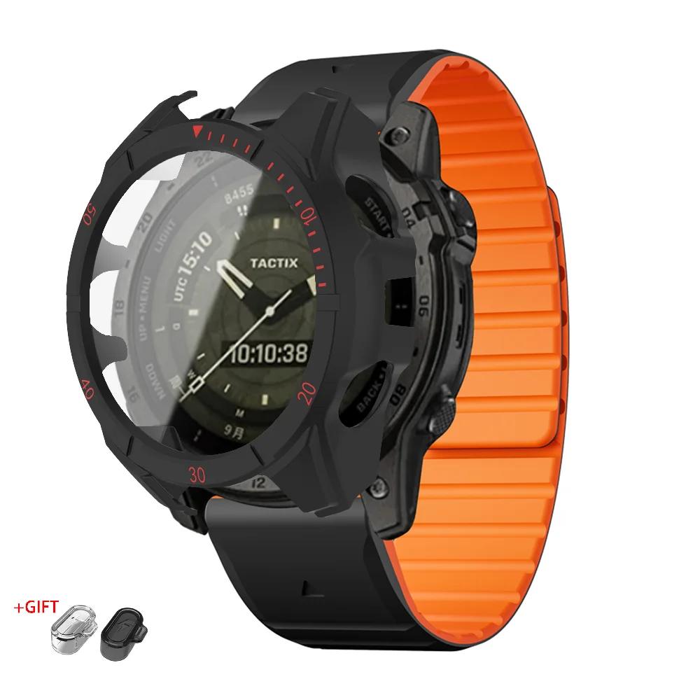Ремінець+Чохол Для Garmin Fenix 8 47 51мм Захисне Скло Магнітний Силіконовий Ремінець Швидкознімний Браслет Захисник Fenix8 Аксесуари Fenix 8 51mm-Solar
Ремінець+Чохол Для Garmin Fenix 8 47 51мм Захисне Скло Магнітний Силіконовий Ремінець Швидкознімний Браслет Захисник Fenix8 Аксесуари Fenix 8 51mm-Solar