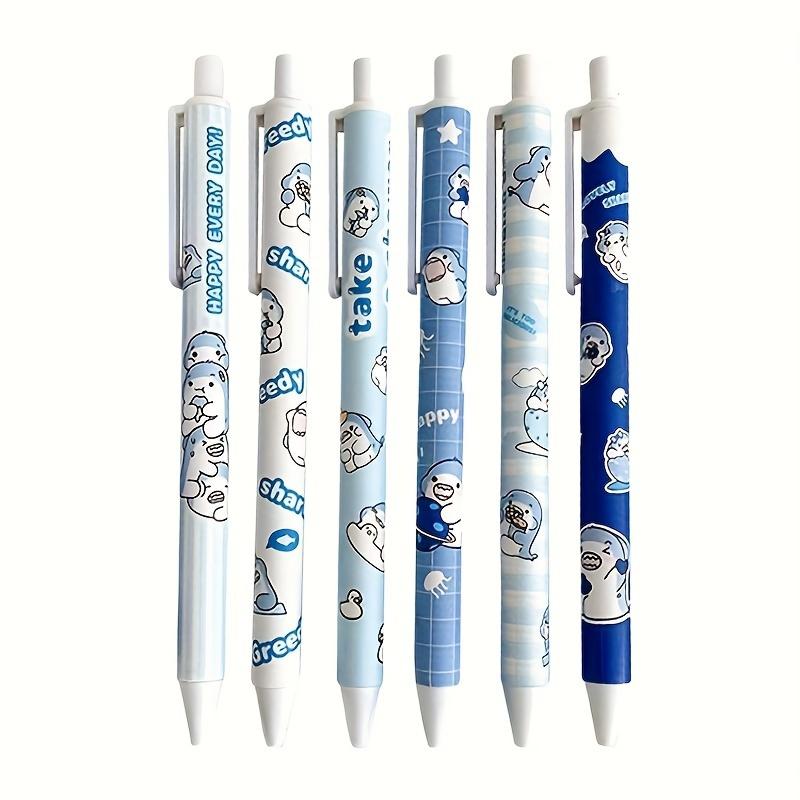 6 Pcs Cartoon Cute 0.5mm Black Ink Press on Ballpoint Pens, Back to School, School Supplies, Kawaii Stationery Ballpoint Pen Gel Pen
6 Pcs Cartoon Cute 0.5mm Black Ink Press on Ballpoint Pens, Back to School, School Supplies, Kawaii Stationery Ballpoint Pen Gel Pen