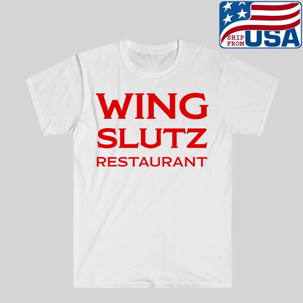Wing Slutz Restaurant Brooklyn Nine Men s White Size S to 5XL L
Wing Slutz Restaurant Brooklyn Nine Men s White Size S to 5XL L