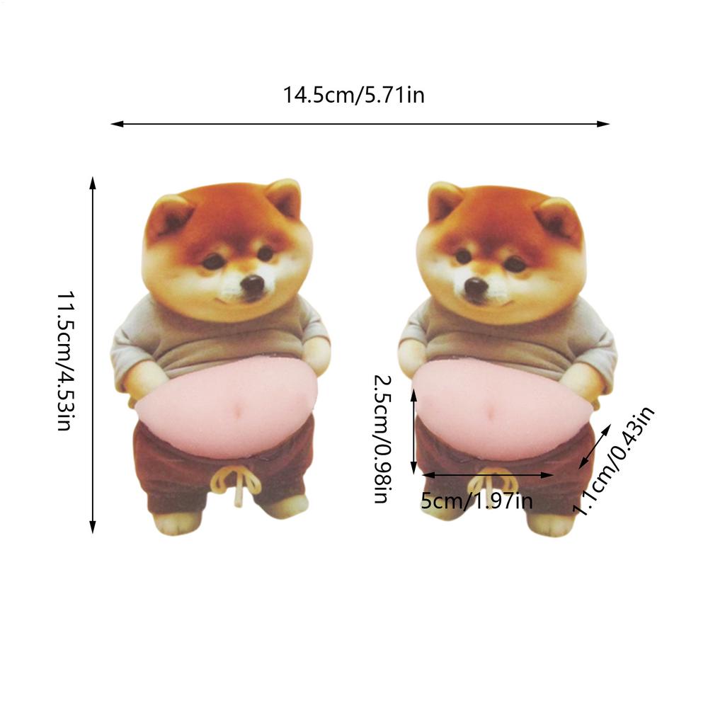 Belly Dog Sticker Cute Dog Laptop Stickers Soft 3D Belly Squeezable Decals For Kids Adults Laptop Phone Case Notebook Journal
Belly Dog Sticker Cute Dog Laptop Stickers Soft 3D Belly Squeezable Decals For Kids Adults Laptop Phone Case Notebook Journal