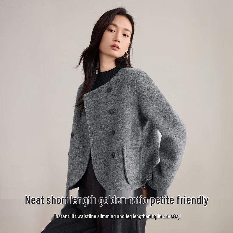 Shangdubila Women s British Style Merino Wool Double-Faced Short Coat XL
Shangdubila Women s British Style Merino Wool Double-Faced Short Coat XL