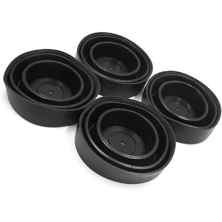 Motoforti Universal 4Pcs Black Rubber Housing Seal Cap Dust Cover for Car LED Headlight Long-Lasting
Motoforti Universal 4Pcs Black Rubber Housing Seal Cap Dust Cover for Car LED Headlight Long-Lasting