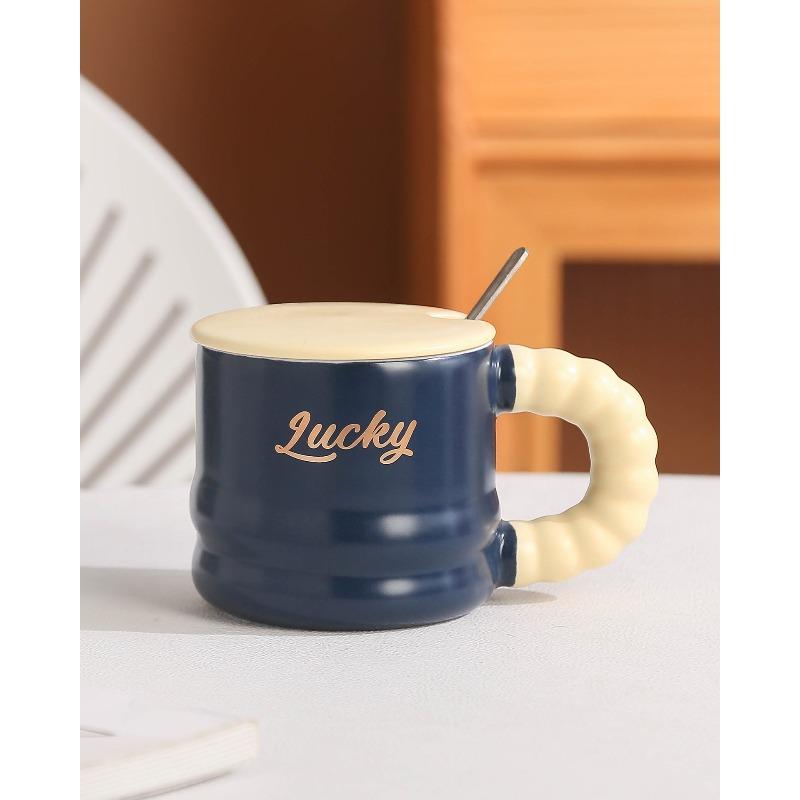 Creative and Simple English Ceramic Cups High Appearance Level Color Blocking Mugs Office Men s and Women s Coffee Water Cups Gift Cups 400ml
Creative and Simple English Ceramic Cups High Appearance Level Color Blocking Mugs Office Men s and Women s Coffee Water Cups Gift Cups 400ml