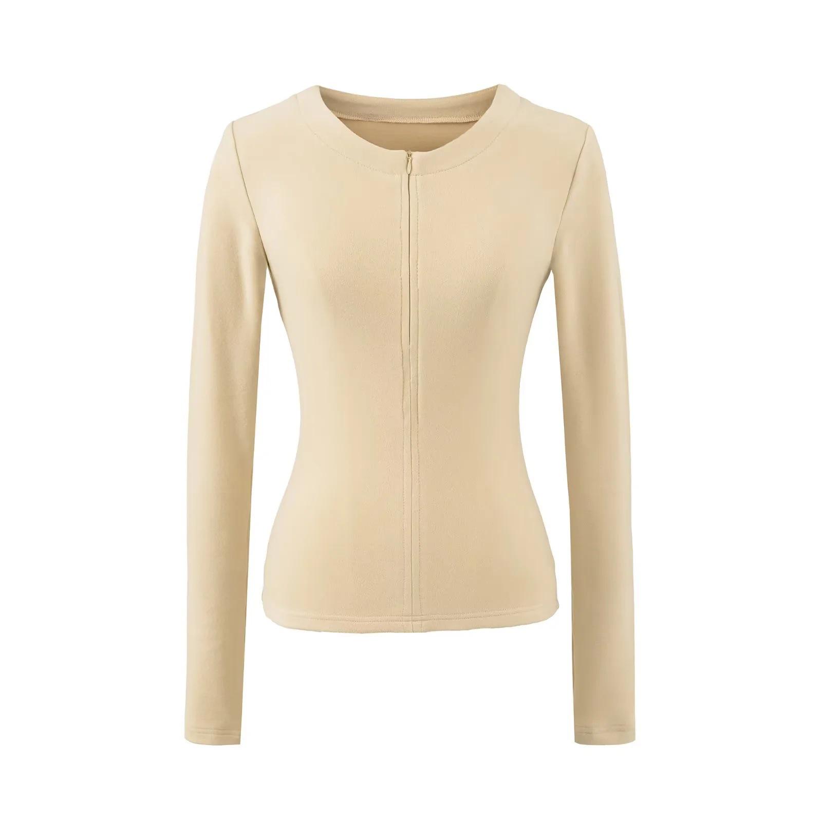 American Spicy Girl Women s Slimming Half-Zip Long-Sleeve Cropped Top Large хакі
American Spicy Girl Women s Slimming Half-Zip Long-Sleeve Cropped Top Large хакі