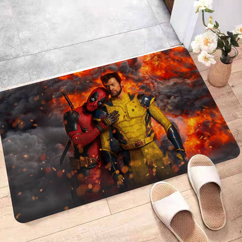 Deadpool Wolverine Comedy Movie Doormat Nordic Home Decor Floor Mat for Bathroom Bedroom Hotel 40x60 cm
Deadpool Wolverine Comedy Movie Doormat Nordic Home Decor Floor Mat for Bathroom Bedroom Hotel 40x60 cm