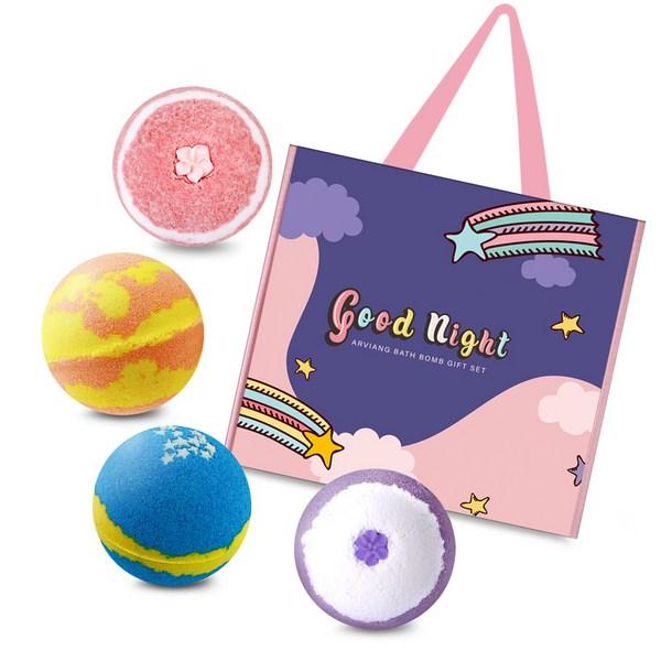 Arvien Bath Bomb Good Night, набор из 4 шт., пенная бомбочка для ванны, 520 г, 1 шт.
Arvien Bath Bomb Good Night, набор из 4 шт., пенная бомбочка для ванны, 520 г, 1 шт.
