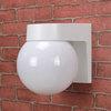 Spherical Outdoor Wall Lamp IP65 Waterproof Milky Round Wall Light for Garden Courtyard Corridor Plastic External Light Fixture without bulb білий
Spherical Outdoor Wall Lamp IP65 Waterproof Milky Round Wall Light for Garden Courtyard Corridor Plastic External Light Fixture without bulb білий