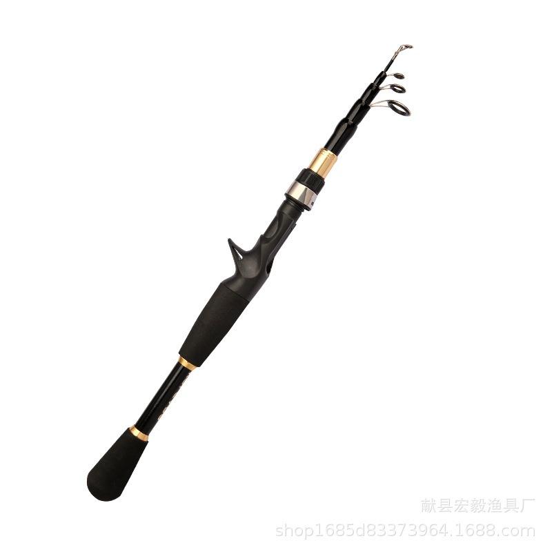 Telescopic Luya Rod M Adjustment Portable Short Section Contraction Vibration Solid Rod Handle Straight Long Throw Fishing Rod 1.6m
Telescopic Luya Rod M Adjustment Portable Short Section Contraction Vibration Solid Rod Handle Straight Long Throw Fishing Rod 1.6m