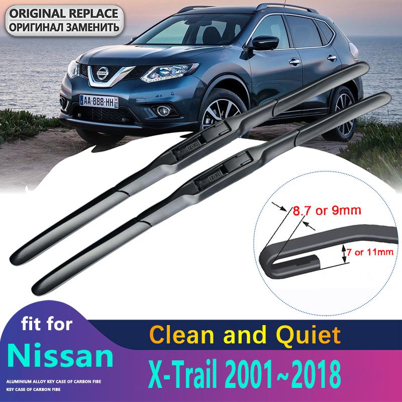 Щетки переднего дворника для Nissan X-Trail Xtrail 2001 ~ 2018 T30 T31 T32, аксессуары, ветровое стекло автомобиля 2012 2013 2014 2015 2016
Щетки переднего дворника для Nissan X-Trail Xtrail 2001 ~ 2018 T30 T31 T32, аксессуары, ветровое стекло автомобиля 2012 2013 2014 2015 2016