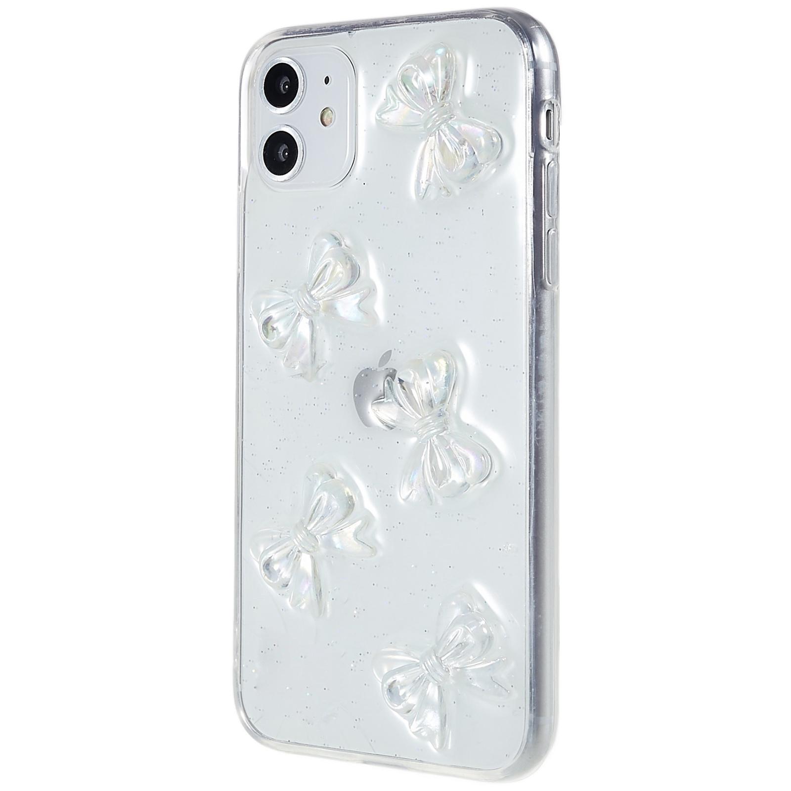 Anti-Scratch Case for iPhone 11 6.1 inch Epoxy TPU Phone Protector Shockproof Phone Cover Decorated with 3D Pattern Bowknots
Anti-Scratch Case for iPhone 11 6.1 inch Epoxy TPU Phone Protector Shockproof Phone Cover Decorated with 3D Pattern Bowknots