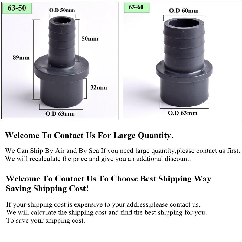O.D 32/40/50/63-14/20/30/40/50/60mm Big Size UPVC Pagoda Connector Garden Irrigation Pipe Soft Hose Adapter Joint Accessories 1pc
O.D 32/40/50/63-14/20/30/40/50/60mm Big Size UPVC Pagoda Connector Garden Irrigation Pipe Soft Hose Adapter Joint Accessories 1pc