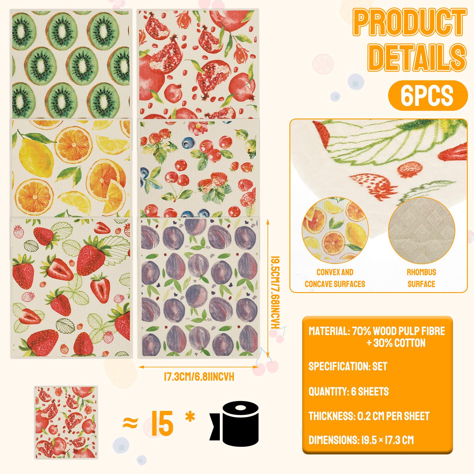 6-12Pcs Kitchen Dish Towels Reusable Dishcloths Absorbent Swedish Dishcloths Kitchen Dish Rags Soft Non-woven Cleaning Cloth
6-12Pcs Kitchen Dish Towels Reusable Dishcloths Absorbent Swedish Dishcloths Kitchen Dish Rags Soft Non-woven Cleaning Cloth