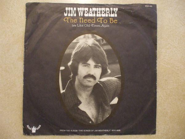 7inch Record JIM WEATHERLY The Need To Be BDA420 Buddah Records 1974 US CountryFolk Used
7inch Record JIM WEATHERLY The Need To Be BDA420 Buddah Records 1974 US CountryFolk Used
