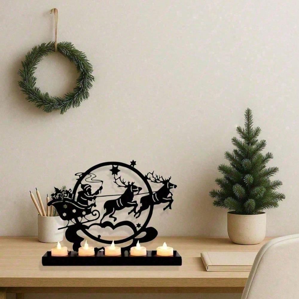 Vintage Metal Candle Holder Santa Reindeer Rustic Farmhouse Christmas Decor Holiday Table Centerpiece Xmas Stand Home Gift TY7427 разноцветный
Vintage Metal Candle Holder Santa Reindeer Rustic Farmhouse Christmas Decor Holiday Table Centerpiece Xmas Stand Home Gift TY7427 разноцветный