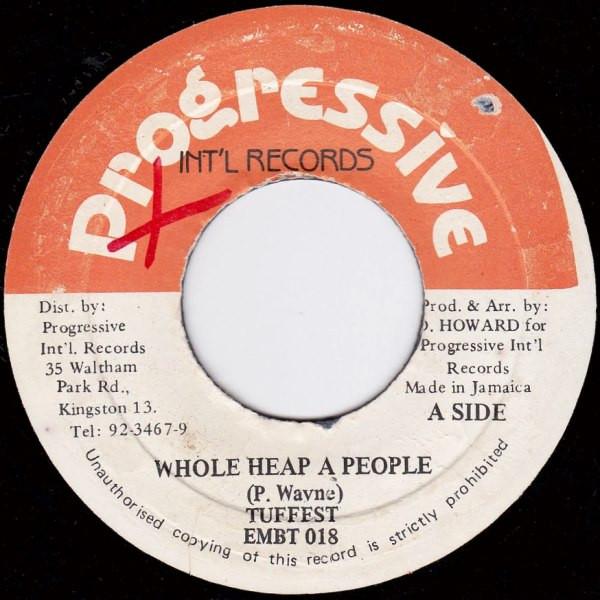 7inch Record TUFFEST - Whole Heap A People EMBT018 Progressive Int Jamaica Reggae, Ska & Dub Used
7inch Record TUFFEST - Whole Heap A People EMBT018 Progressive Int Jamaica Reggae, Ska & Dub Used