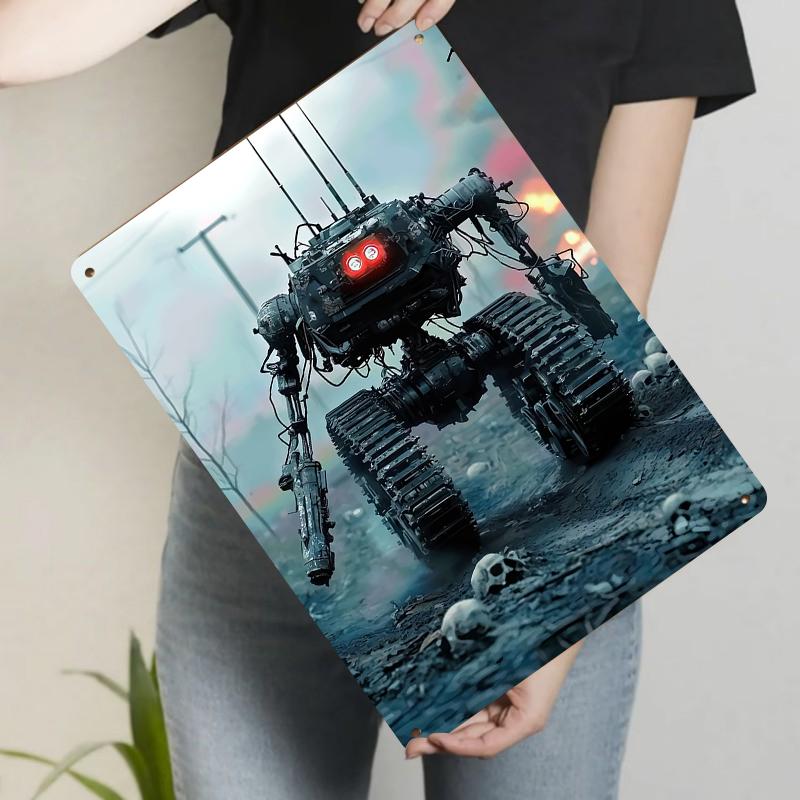 Doomsday Wasteland Mechanical Warrior Metal Iron Painting Cyberpunk Home Decor Wall Art Living Room Study Hanging Ornament 20x30cm(7.8x11.8inch)
Doomsday Wasteland Mechanical Warrior Metal Iron Painting Cyberpunk Home Decor Wall Art Living Room Study Hanging Ornament 20x30cm(7.8x11.8inch)