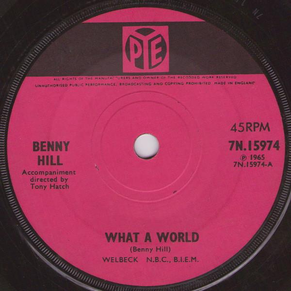 7-дюймовая пластинка BENNY HILL What A World 7N15974 PYE UK Поп Б/у
7-дюймовая пластинка BENNY HILL What A World 7N15974 PYE UK Поп Б/у