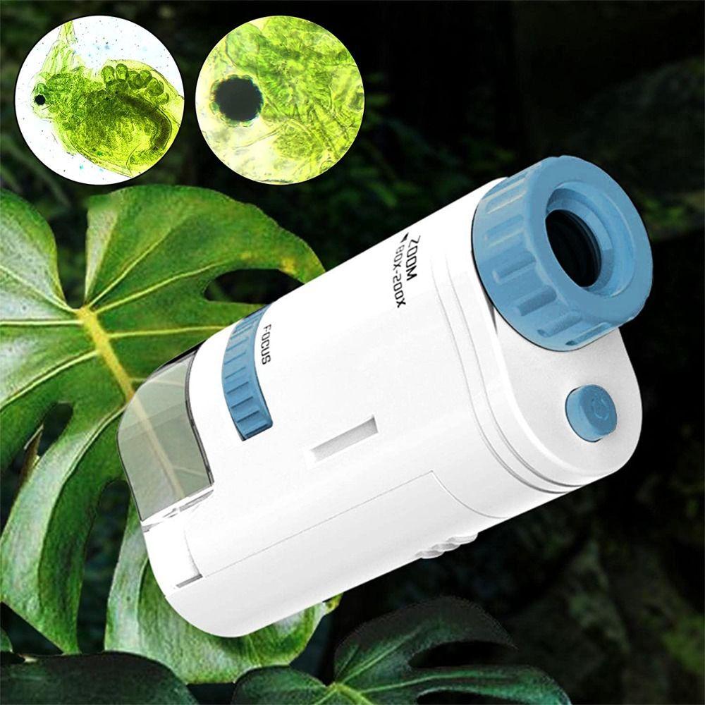 High Definition Electric Mini Microscope 80-200x Children Microscope Pocket Microscope Observation рожевий
High Definition Electric Mini Microscope 80-200x Children Microscope Pocket Microscope Observation рожевий