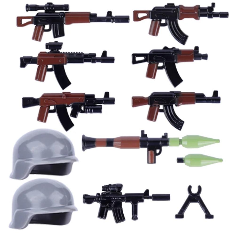 MOC WW2 Військова Зброя Будівельні Блоки 98K Каски Аксесуари Цеглини Іграшки Подарунок для Хлопчиків
MOC WW2 Військова Зброя Будівельні Блоки 98K Каски Аксесуари Цеглини Іграшки Подарунок для Хлопчиків